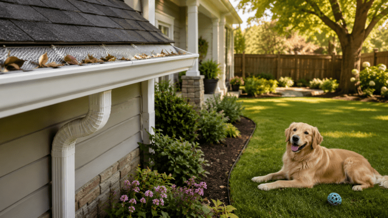 Gutters for Pet-Friendly Yards